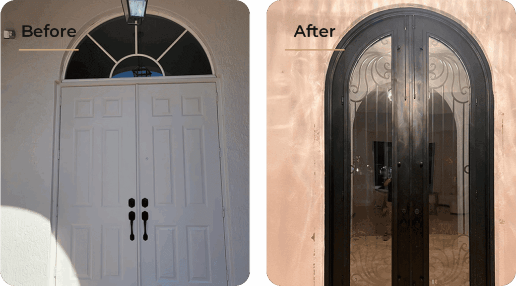 Before & After Grand Entrance