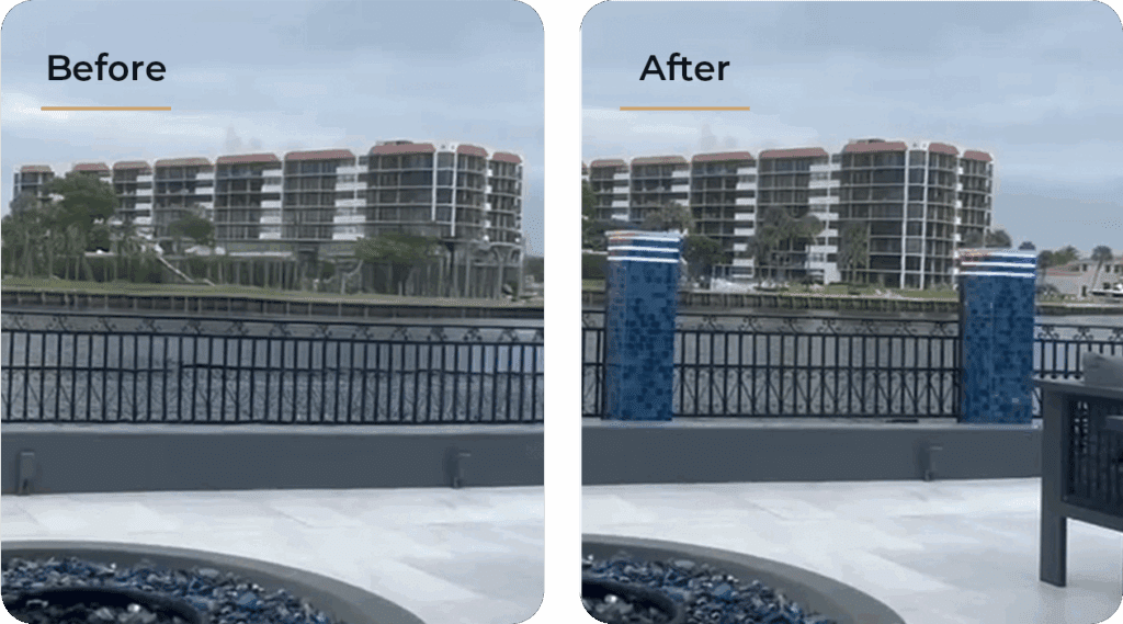Before & After Outdoor Lighting